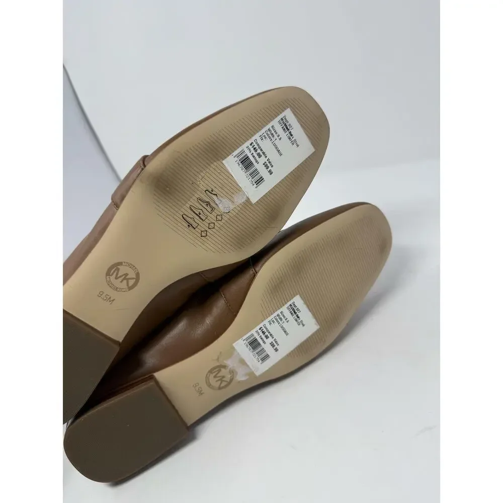 Michael Kors Women's Brown Tiffanie Loafer Luggage 9.5 M
